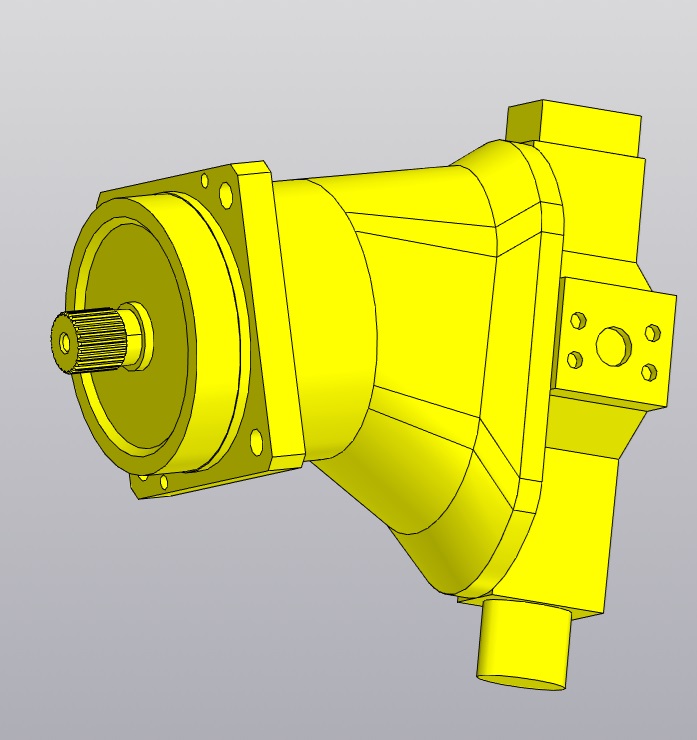 3D модель Гидронасос 313.3.250