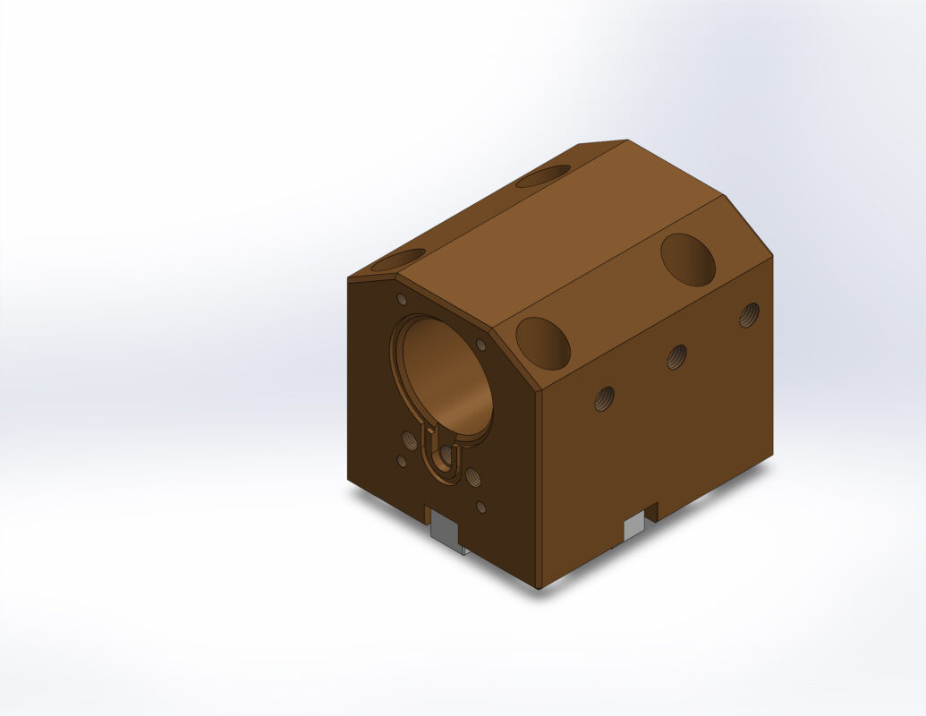 3D модель Фиксированный расточный держатель BMT55-B554060