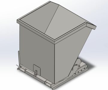 3D модель Контейнер для стружки 0,68 м3