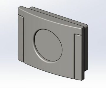 3D модель Дверка прочистная ДПр-3 (200х149х63)