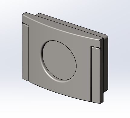 3D модель Дверка прочистная ДПр-3 (200х149х63)