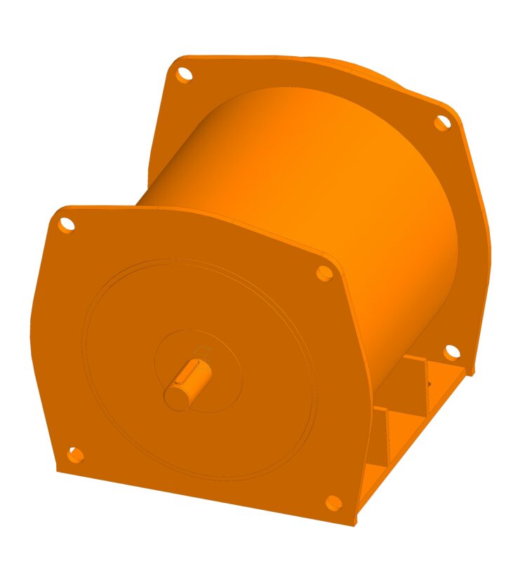 3D модель Электродвигатель 1ВАО-560S-4У2,5-Т