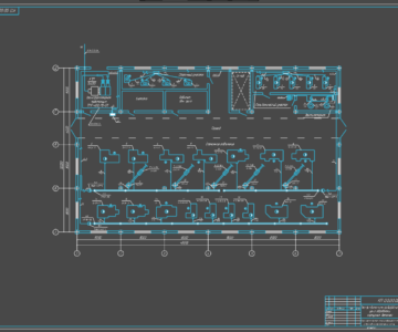 Чертеж Проектирование ЭС цеха обработки корпусных деталей (ЦОКД)