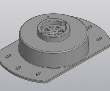 3D модель Клапан помпы для воды Lux Cooler