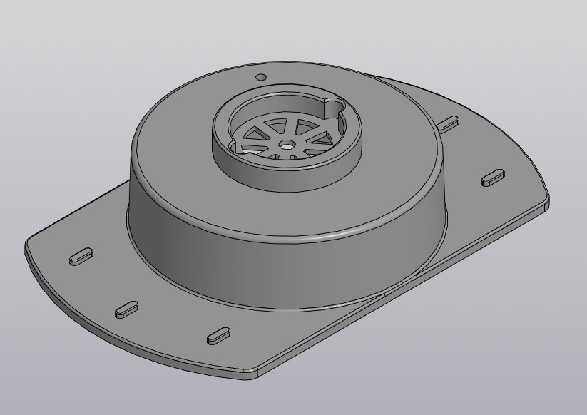 3D модель Клапан помпы для воды Lux Cooler