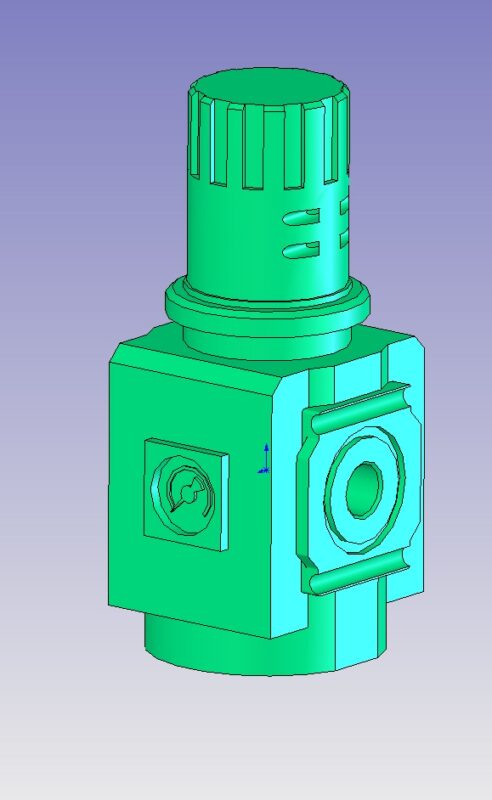 3D модель Пневматический регулятор давления MC104, MD1, MX2, NXE2