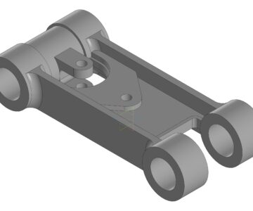 3D модель Трапеция 61N6-40021