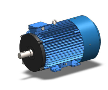 Чертеж Модель асинхронного электродвигателя 80 кВт.
