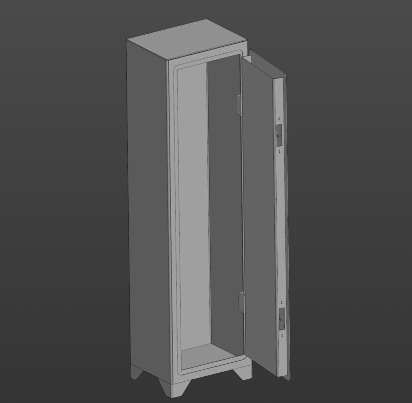 3D модель Сейф оружейный 1460х400х300мм
