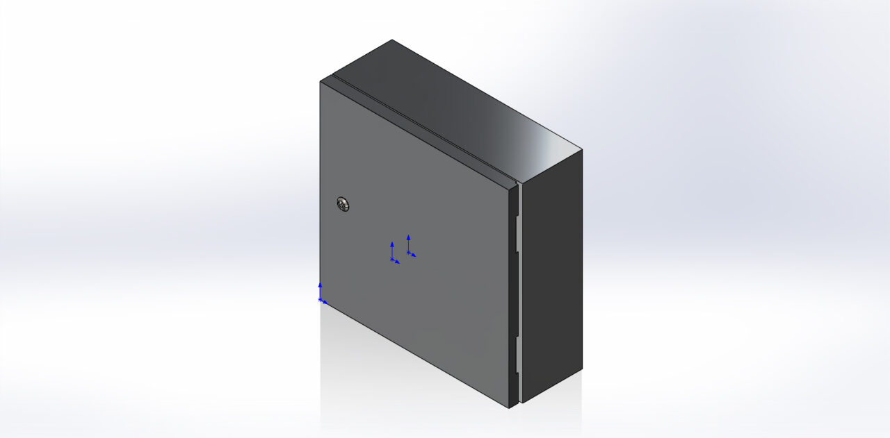 3D модель Щит ЩМП 4.4.1-0 (400x400x150 мм), IP54, TDM, арт. SQ0905-3407