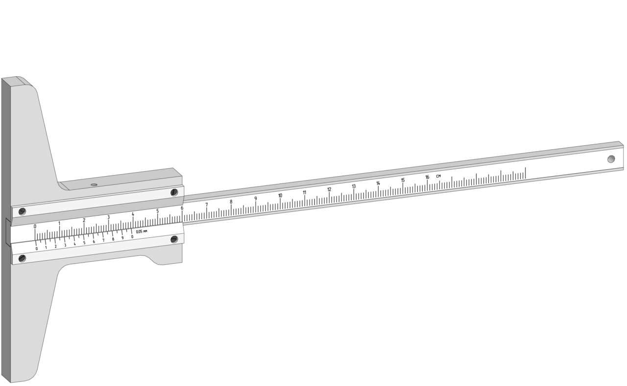 3D модель Штангенглубиномер ШГ-160
