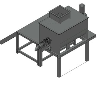 3D модель Смеситель для вязких материалов