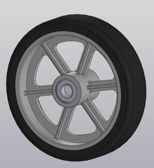 3D модель Колесо диаметром 300 мм
