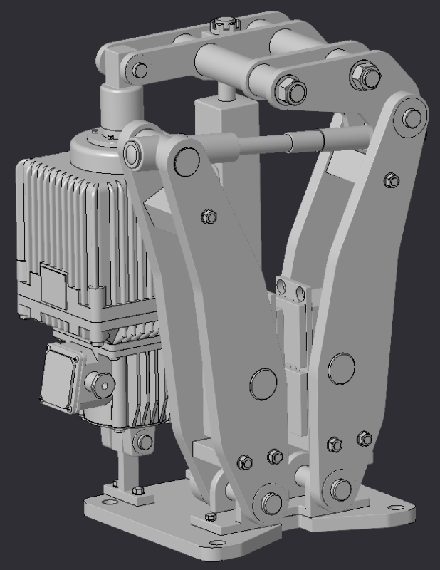 3D модель Дисковый тормоз YP31-2000-RL/WL/HL