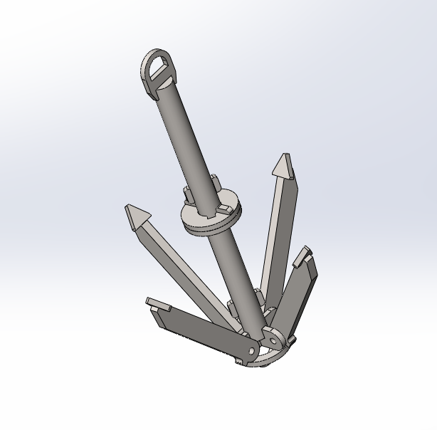 3D модель Якорь складной 336х202