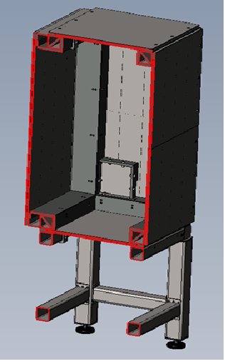 3D модель Рентгеновская защитная камера