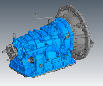 3D модель SHENGRUI TRANSMISSION АКПП 8 ступенчатый 8AT