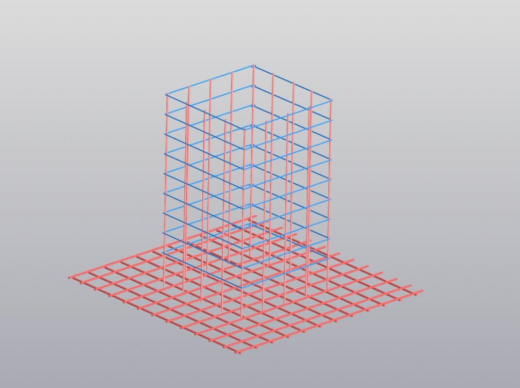 3D модель Кондуктор для монтажа анкерных болтов