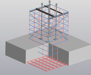 3D модель Кондуктор для монтажа анкерных болтов