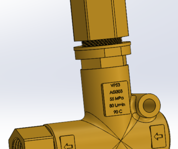 3D модель Регулятор давления VP53