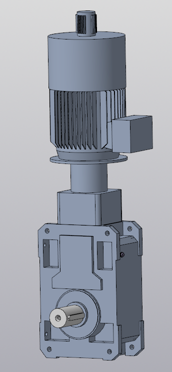 3D модель Мотор-редуктор В-309Н