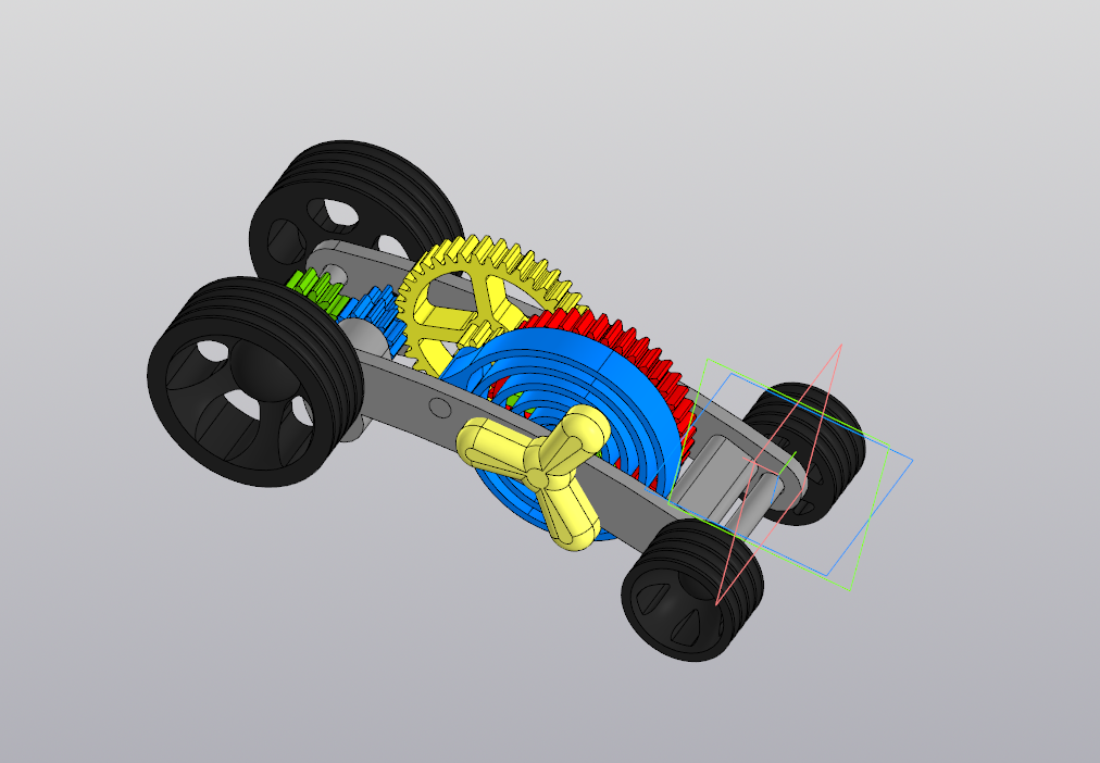 3D модель Заводная машинка