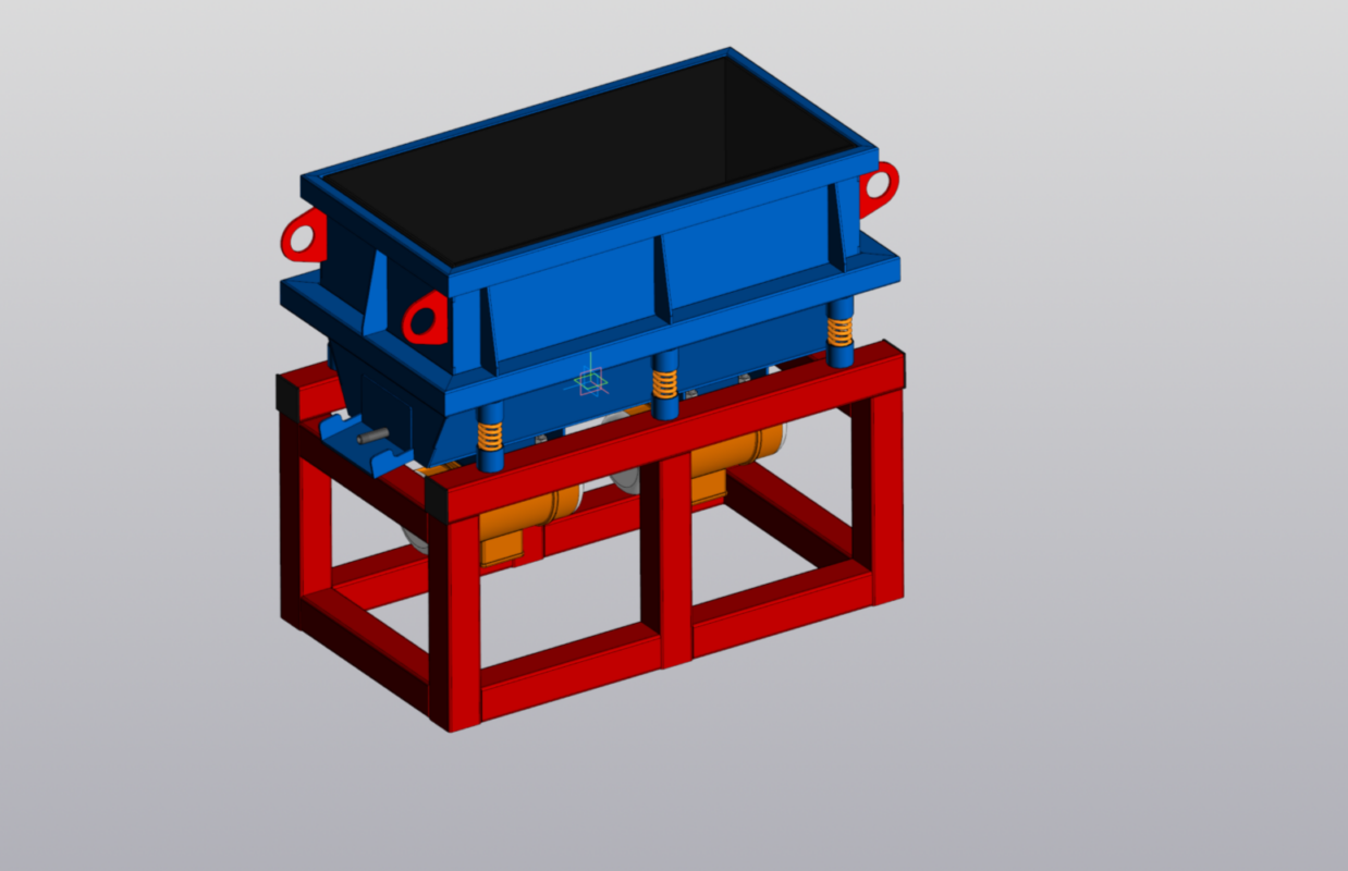 3D модель Машина виброгалтовочная лотковая