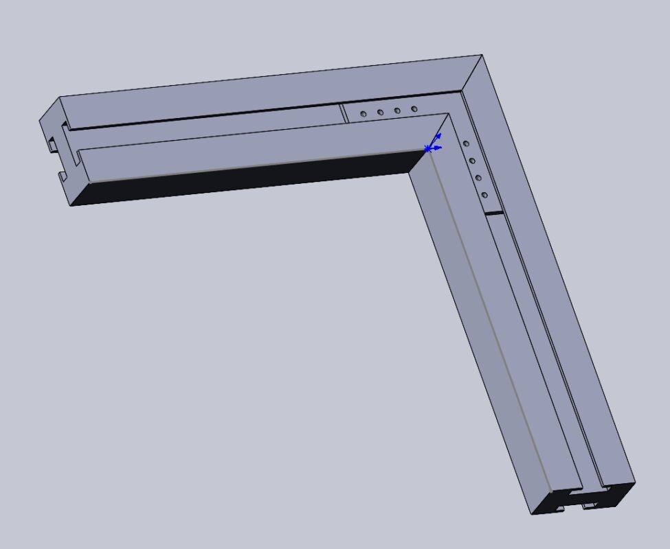 3D модель Профиль PA 02