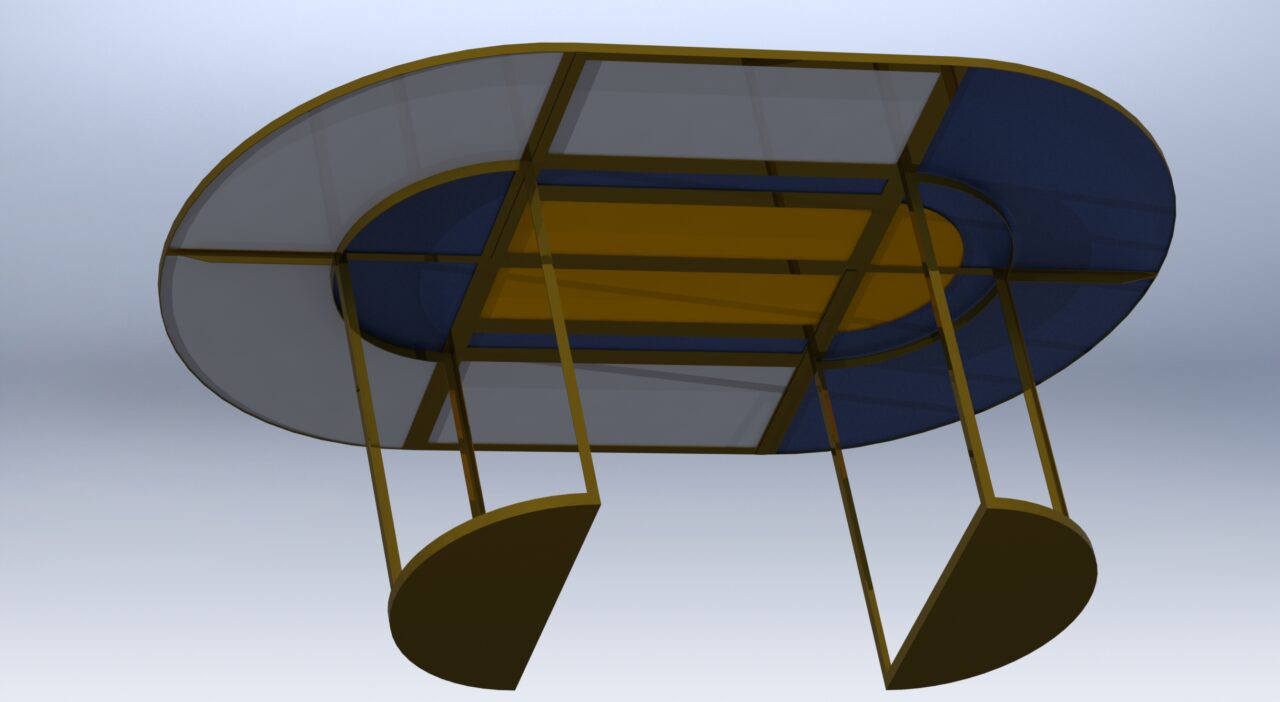 3D модель Стол обеденный 1900х1200х750мм