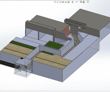 3D модель Подключение к централизованному теплоснабжению жилых домов