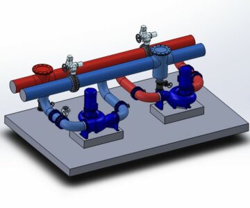 3D модель Насосная станция центрального отопления