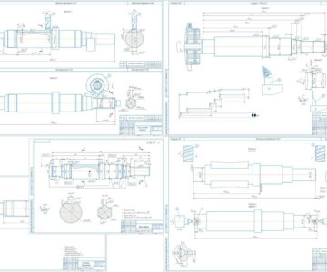 Чертеж Разработка технологического процесса механической обработки детали "Шпиндель"