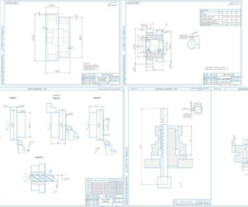 Чертеж Разработка технологического процесса механической обработки детали "Блок шестерен"