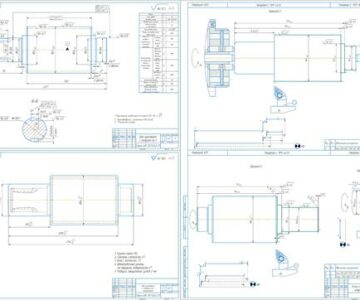 Чертеж Разработка технологического процесса механической обработки детали "Вал-шестерня""