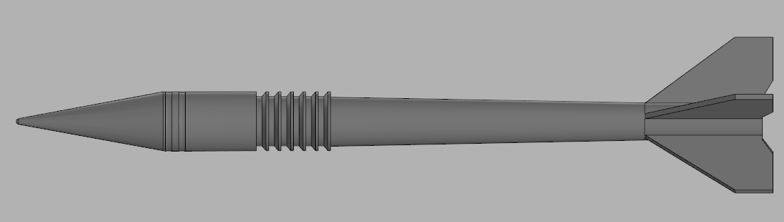 3D модель ММГ 3БМ-22 Заколка