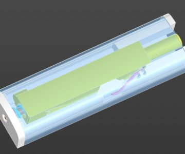 3D модель 3Д модель толкателя мебельного