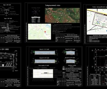 Чертеж Проектирование материально-технического склада и его размещение в городском районе