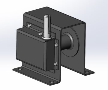 3D модель Лебедка подъема запасного колеса 4310.0,25 / 090.016.00ЕС