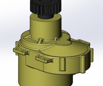 3D модель Механизм поворота КС-3577.28.000-1 автокрана Ивановец