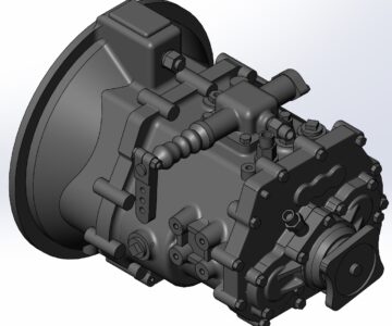 3D модель МКПП Fast Gear 5DS50T