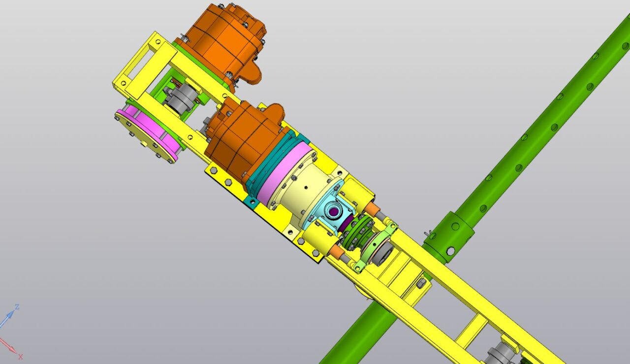 3D модель Буровой станок БП-100