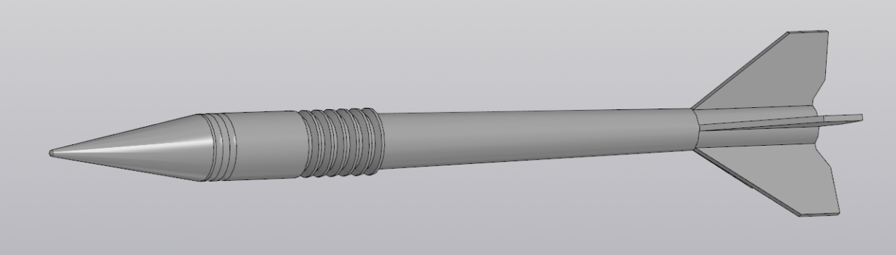 3D модель ММГ 3БМ-22 Заколка