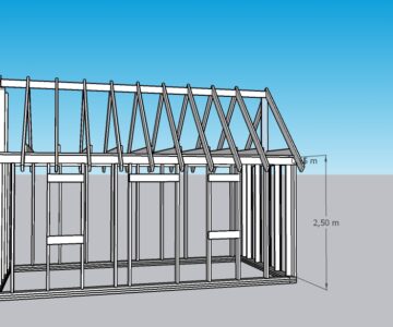 3D модель Сарай 3х6