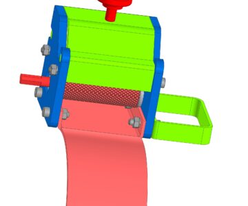 3D модель Приспособление для автоматической намотки защитной спирали на РВД