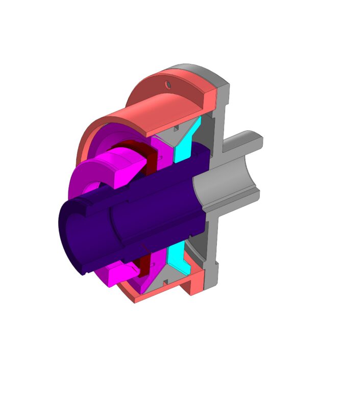 3D модель Муфта сцепления фрикционная 250 Нм