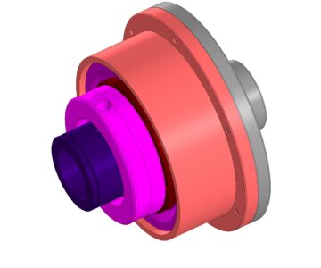 3D модель Муфта сцепления фрикционная 250 Нм