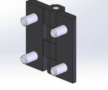 3D модель Петля Mesan 399-1-2-1