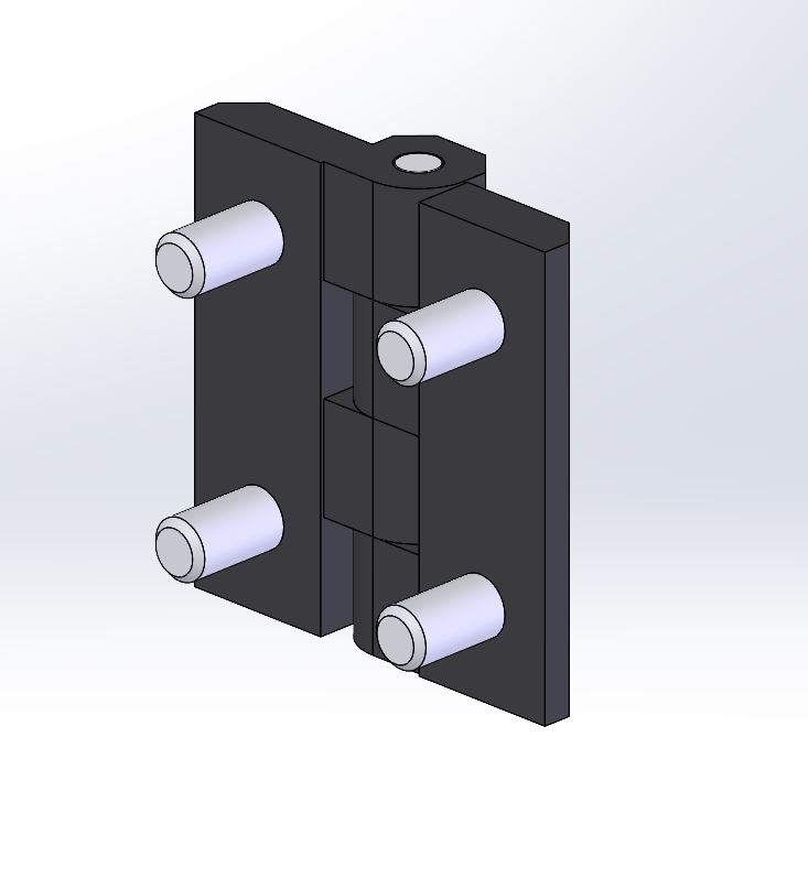 3D модель Петля Mesan 399-1-2-1