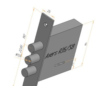 3D модель Дверной замок Avers R35/S8