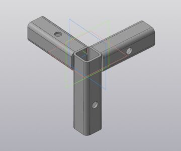 3D модель 3D модель крепления углового